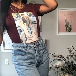 Graphic Short Sleeve Top Size XSmall